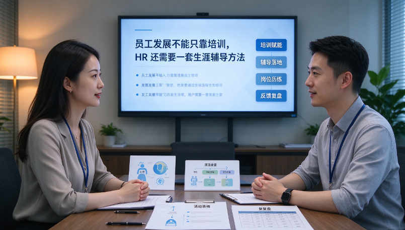 员工发展不能只靠培训，HR 还需要一套生涯辅导方法(图1)