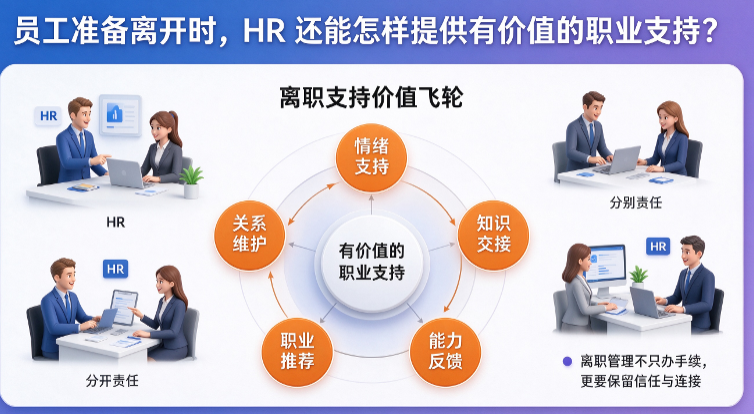 员工准备离开时，HR 还能怎样提供有价值的职业支持？(图1)