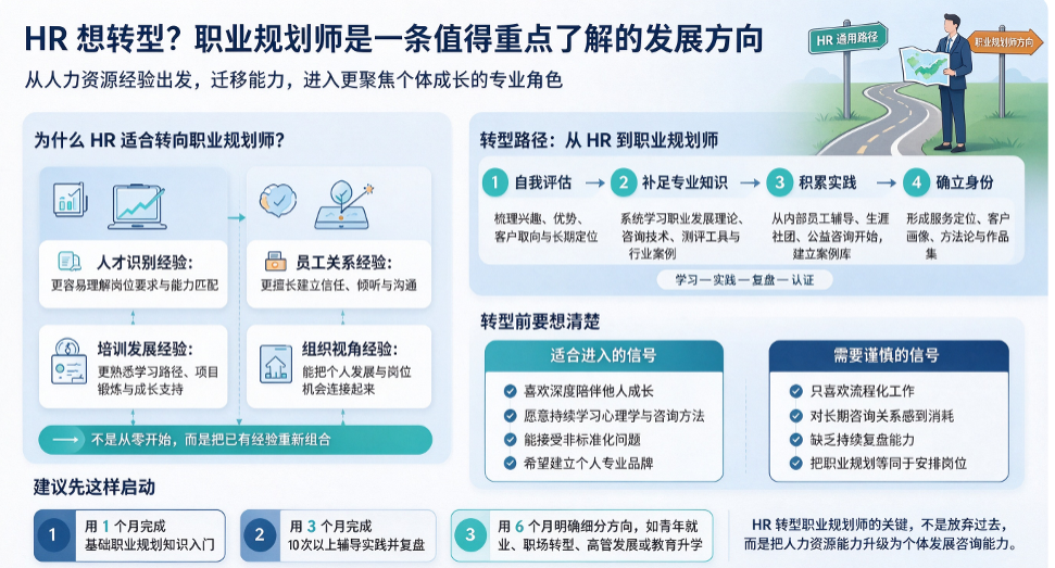 HR 想转型?职业规划师是一条可以重点了解的发展方向(图1) HR 想转型?职业规划师是一条可以重点了解的发展方向(图1)