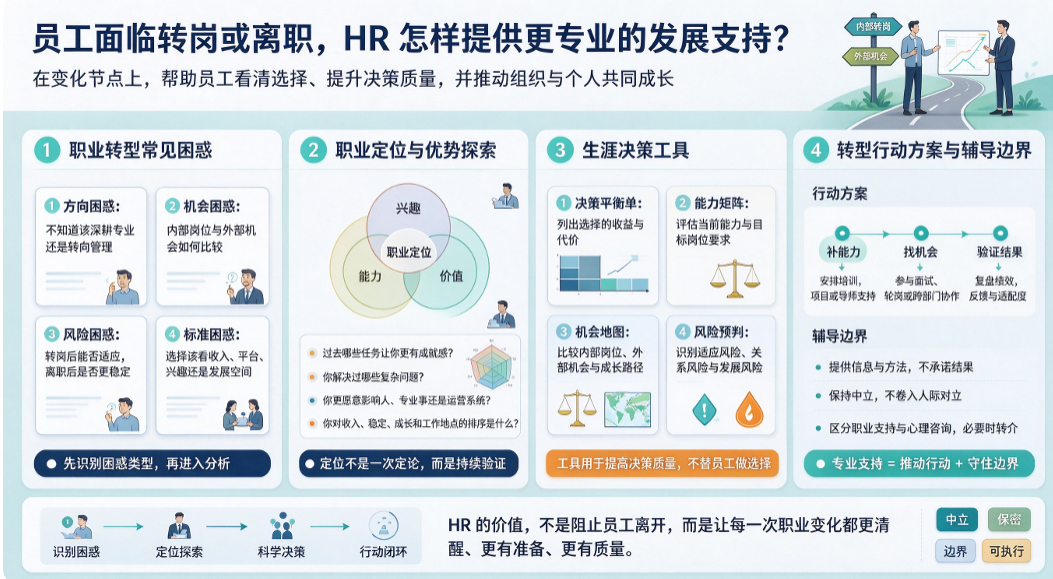 员工面临转岗或离职,HR 怎样提供更专业的发展支持?(图1) 员工面临转岗或离职,HR 怎样提供更专业的发展支持?(图1)