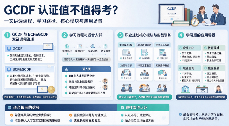 GCDF 认证值不值得考?一文给你讲透(图1) GCDF 认证值不值得考?一文给你讲透(图1)